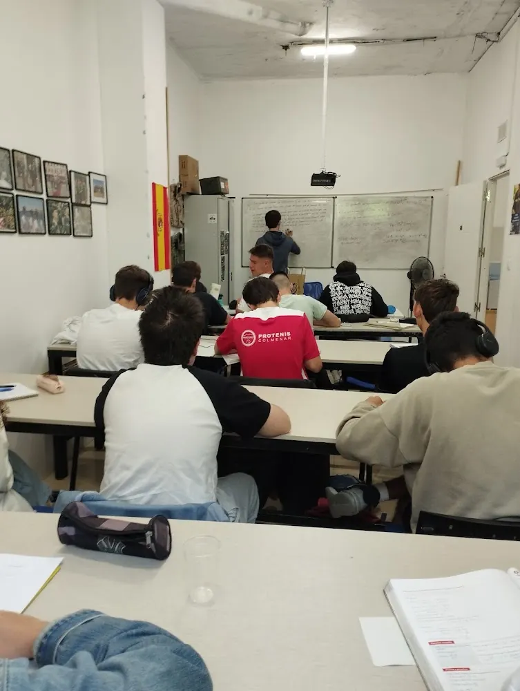 Clase de inglés en grupo reducido